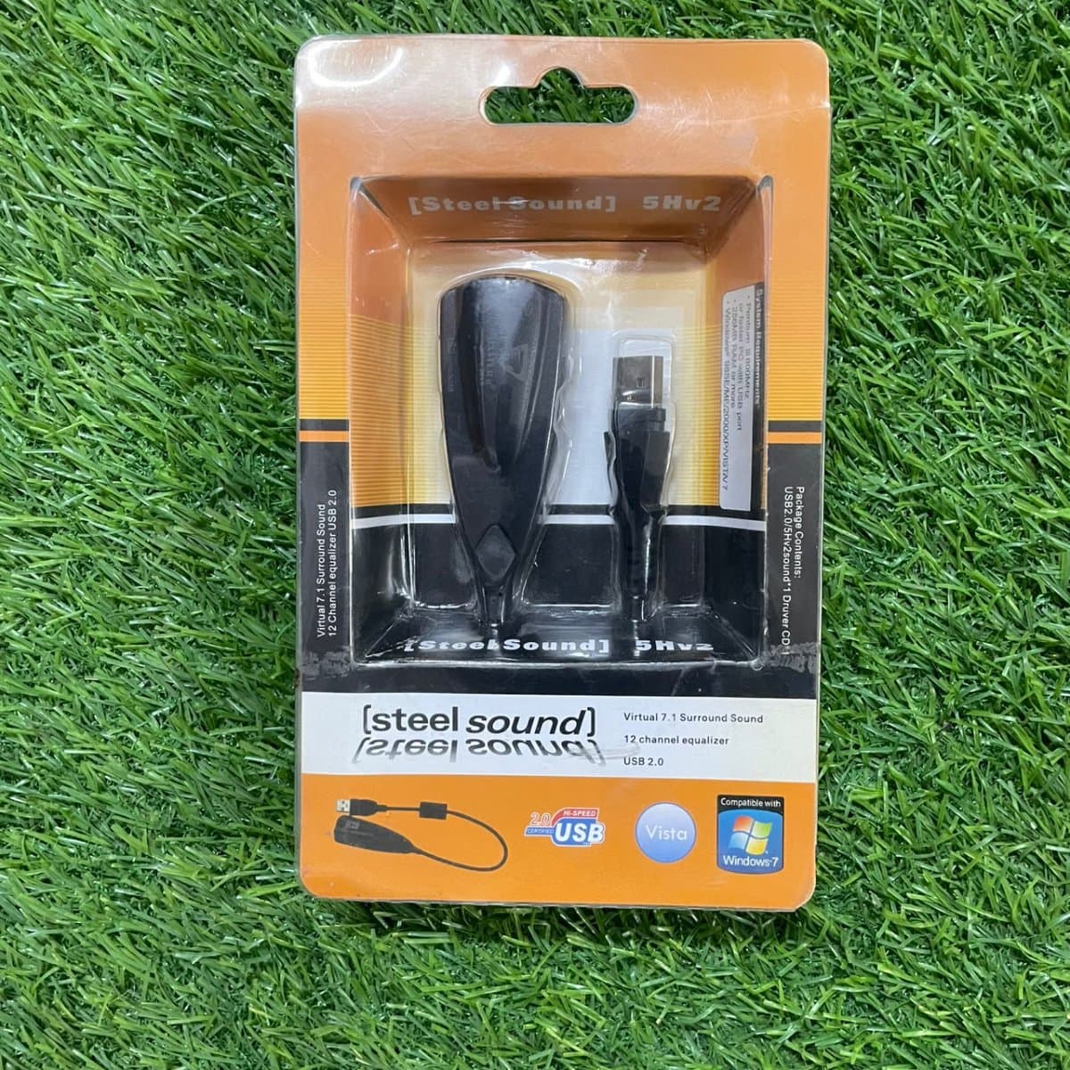 Steel Sound 5Hv2 USB Sound Card (Virtual 7.1 Surround)